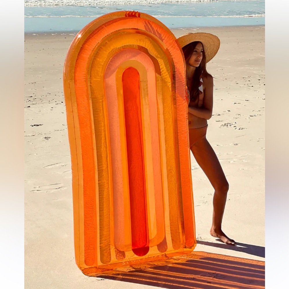 Sunnylife Rainbow Luxe Lie-On Flat Rainbow Float